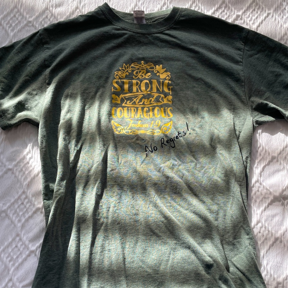 Olive Bible Verse Tee Shirt